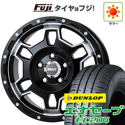 【新品】ヤリスクロス 夏タイヤ ホイール4本セット 205/65R16 ダンロップ エナセーブ EC204 トライスター BRUT BR-66 16インチ(送料無料) サマータイヤ