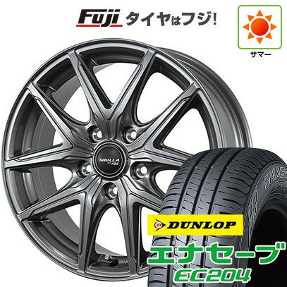 【新品】シエンタ 2015-22 夏タイヤ ホイール4本セット 185/60R15 ダンロップ エナセーブ EC204 トピー シビラ NEXT F05 15インチ(送料無料) サマータイヤ