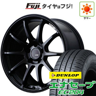 【新品国産車用5穴114.3】 夏タイヤ ホイール4本セット 225/45R18 ダンロップ エナセーブ EC204 SSR GT GTV02 18インチ(送料無料)