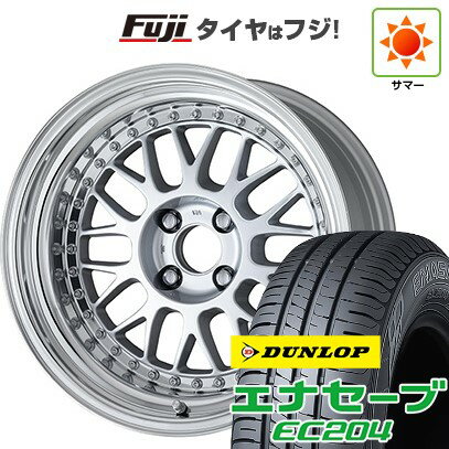 【新品国産車用5穴114.3】 夏タイヤ ホイール4本セット 205/60R16 ダンロップ エナセーブ EC204 WORK ワーク マイスター M1 3P 16インチ(送料無料)
