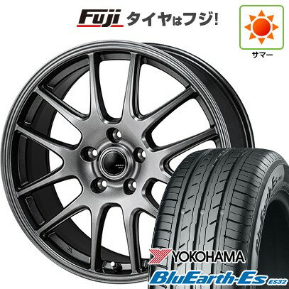 【新品国産車用5穴100】 夏タイヤ ホイール4本セット 215/45R17 ヨコハマ ブルーアース ES32 モンツァ ZACK JP-205 17インチ(送料無料)