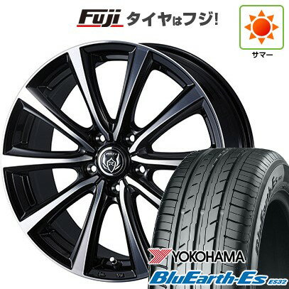 【新品国産5穴114.3車】 夏タイヤ ホイール4本セット 215/60R16 ヨコハマ ブルーアース ES32 WEDS ウェッズ ライツレー MS 16インチ(送料無料) サマータイヤ