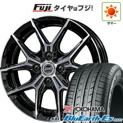 【新品 軽自動車】エブリイワゴン 夏タイヤ ホイール4本セット 165/50R15 ヨコハマ ブルーアース ES32 共豊 スマック +EK M1 15インチ(送料無料) サマータイヤ
