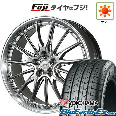 【新品国産車用5穴114.3】 夏タイヤ ホイール4本セット 215/45R17 ヨコハマ ブルーアース ES32 トピー ドルフレン ヒューバー 17インチ(送料無料)