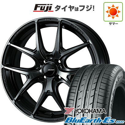 【新品 軽自動車】エブリイワゴン 夏タイヤ ホイール4本セット 165/50R15 ヨコハマ ブルーアース ES32 WEDS ウェッズスポーツ SA-01R 15インチ(送料無料) サマータイヤ