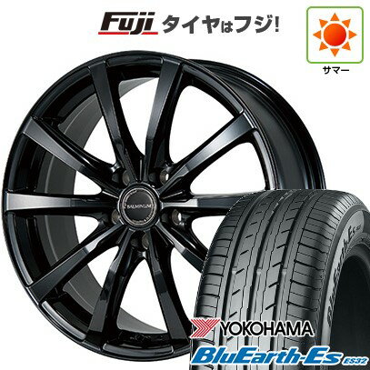 【新品国産車用5穴114.3】 夏タイヤ ホイール4本セット 205/55R16 ヨコハマ ブルーアース ES32 ブリヂストン バルミナ LS10 16インチ(送料無料)