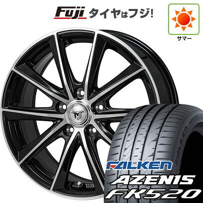 【新品国産車用5穴114.3】 夏タイヤ ホイール4本セット 235/55R18 ファルケン アゼニス FK520L モンツァ JPスタイル MJ01 7.5J 18インチ(送料無料)