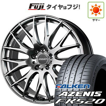 【新品国産車用5穴114.3】 夏タイヤ ホイール4本セット 235/35R20 ファルケン アゼニス FK520L RAYS レイズ ホムラ 2X9Plus 20インチ(送料無料)