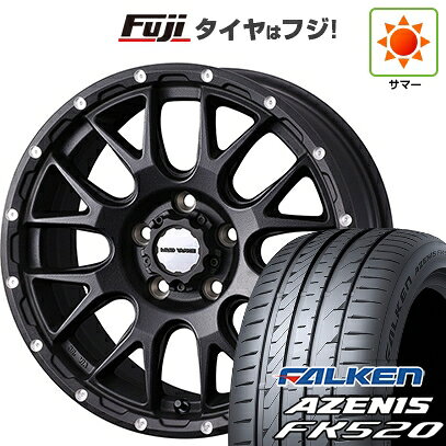 【新品国産車用5穴114.3】 夏タイヤ ホイール4本セット 235/50R18 ファルケン アゼニス FK520L WEDS ウェッズアドベンチャー マッドヴァンス 08 7.5J 18インチ(送料無料)