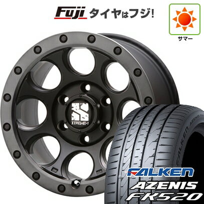 樂天商城 - 【新品国産車用5穴114.3】 夏タイヤ ホイール4本セット 225/55R18 ファルケン アゼニス FK520L MLJ エクストリームJ XJ03 8J 18インチ(送料無料)