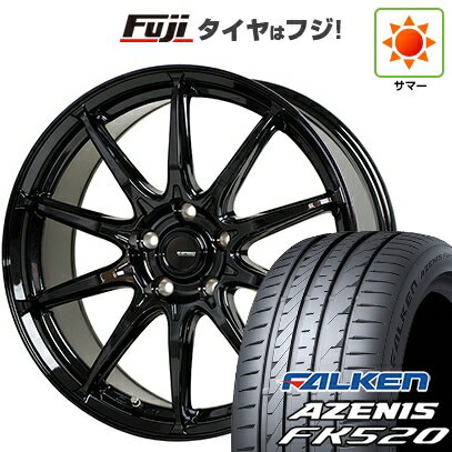 【新品国産車用5穴114.3】 夏タイヤ ホイール4本セット 225/50R18 ファルケン アゼニス FK520L ホットスタッフ ジースピード G-05 18インチ(送料無料)