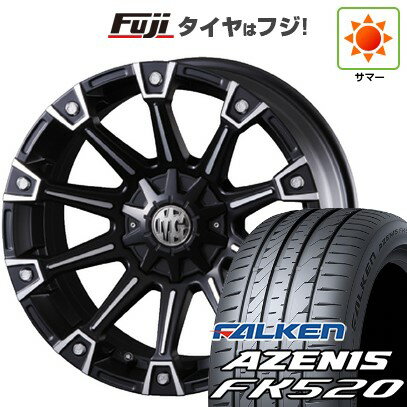 【新品国産車用5穴114.3】 夏タイヤ ホイール4本セット 245/45R20 ファルケン アゼニス FK520L クリムソン マーテルギア(MG) モンスター 20インチ(送料無料)