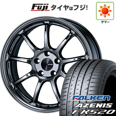 【新品国産車用5穴114.3】 夏タイヤ ホイール4本セット 225/45R18 ファルケン アゼニス FK520L ENKEI エンケイ PF09 LIMITED EDITION 18インチ(送料無料)