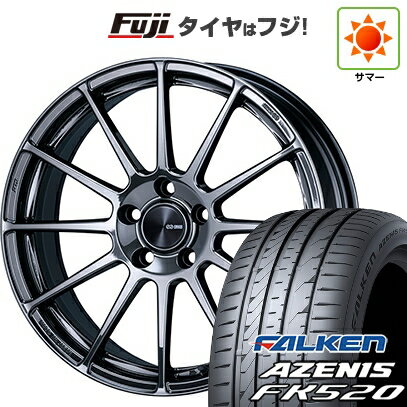 【新品国産車用5穴114.3】 夏タイヤ ホイール4本セット 225/50R18 ファルケン アゼニス FK520L ENKEI エンケイ PF03 LIMITED EDITION 18インチ(送料無料)