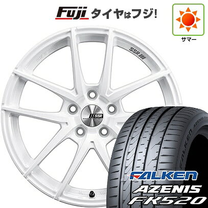 【新品国産車用5穴114.3】 夏タイヤ ホイール4本セット 225/50R18 ファルケン アゼニス FK520L SSR ライナー タイプ10モノブロック 7.5J 18インチ(送料無料)