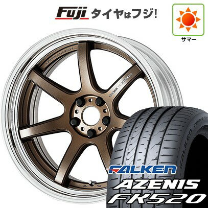 【新品国産車用5穴114.3】 夏タイヤ ホイール4本セット 235/35R20 ファルケン アゼニス FK520L WORK ワーク エモーション T7R 2P 20インチ(送料無料)