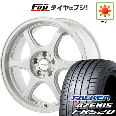 【新品国産車用5穴114.3】 夏タイヤ ホイール4本セット 225/45R18 ファルケン アゼニス FK520L ゴジゲン PROレーサー キャノンボール 18インチ(送料無料)(2)