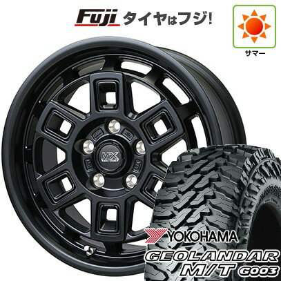 【新品国産車用5穴114.3】 夏タイヤ ホイール4本セット 215/70R16 ヨコハマ ジオランダー M/T G003 ホットスタッフ マッドクロス アイヴァー 16インチ(送料無料)