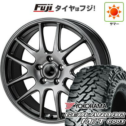 【新品国産車用5穴114.3】 夏タイヤ ホイール4本セット 225/65R17 ヨコハマ ジオランダー M/T G003 モンツァ ZACK JP-205 17インチ(送料無料)