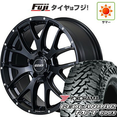【新品国産車用5穴114.3】 夏タイヤ ホイール4本セット 225/70R16 ヨコハマ ジオランダー M/T G003 RAYS レイズ ホムラ 2X7FA 16インチ(送料無料)