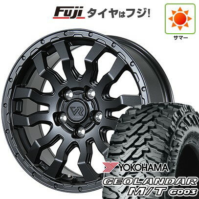 【新品国産車用5穴114.3】 夏タイヤ ホイール4本セット 215/70R16 ヨコハマ ジオランダー M/T G003 トピー ヴァブロ RR-01 16インチ(送料無料)