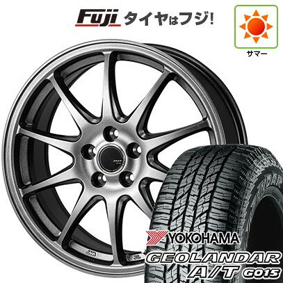 【新品国産車用5穴114.3】 夏タイヤ ホイール4本セット 225/60R17 ヨコハマ ジオランダー A/T G015 OWL/RBL モンツァ ZACK JP-202 17インチ(送料無料)