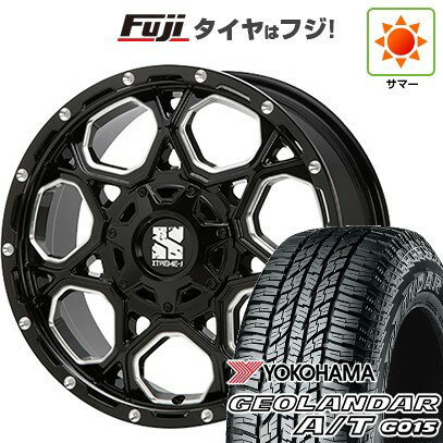 【新品国産車用5穴114.3】 夏タイヤ ホイール4本セット 225/60R17 ヨコハマ ジオランダー A/T G015 OWL/RBL MLJ エクストリームJ XJ06 17インチ(送料無料)