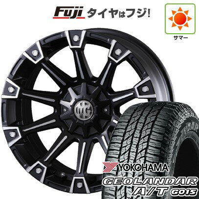 【新品】ハイエース200系 夏タイヤ ホイール4本セット 215/65R16 109/107S ヨコハマ ジオランダー A/T G015 WL/RBL クリムソン マーテルギア(MG) モンスター 16インチ(送料無料) サマータイヤ