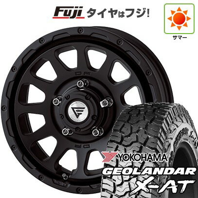 【新品】ジムニーシエラ/ジムニーノマド 夏タイヤ ホイール4本セット 225/70R16 ヨコハマ ジオランダー X-AT G016 WL デルタフォース オーバル 16インチ(送料無料)