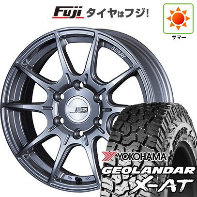 【新品】ハイエース200系 夏タイヤ ホイール4本セット 215/65R16 109/107Q ヨコハマ ジオランダー X-AT G016 OWL SSR ディバイド X01H 6.5J 16インチ(送料無料)