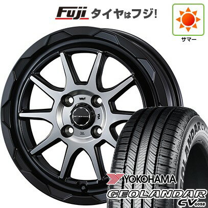 【新品 軽自動車】ハスラー デリカミニ(4WD) 夏タイヤ ホイール4本セット 165/60R15 ヨコハマ ジオランダー CV G058 WEDS ウェッズアドベンチャー マッドヴァンス 06 15インチ(送料無料) サマータイヤ