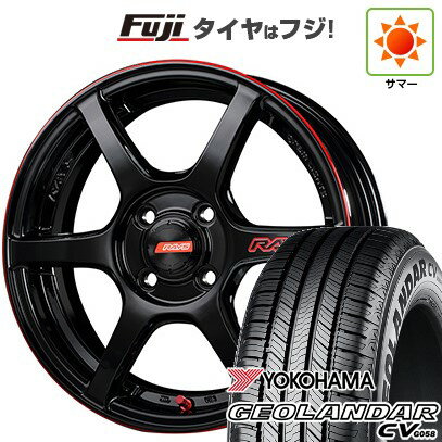 【新品 軽自動車】ハスラー デリカミニ(4WD) 夏タイヤ ホイール4本セット 165/60R15 ヨコハマ ジオランダー CV G058 RAYS レイズ グラムライツ 57C6 TIME ATTACK EDITION 15インチ(送料無料) サマータイヤ