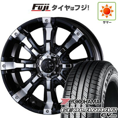 【新品国産車用5穴114.3】 夏タイヤ ホイール4本セット 215/70R16 ヨコハマ ジオランダー CV G058 クリムソン マーテルギア(MG) ビースト 16インチ(送料無料)