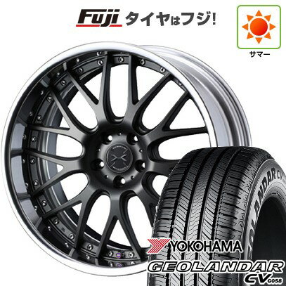 【新品国産車用5穴114.3】 夏タイヤ ホイール4本セット 225/60R18 ヨコハマ ジオランダー CV G058 WEDS ウェッズ マーベリック 709M 18インチ(送料無料)