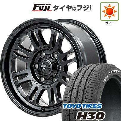 【新品】ハイエース200系 夏タイヤ ホイール4本セット 215/65R16 109/107R トーヨー H30 MID WHEELS NITRO POWER M16 アサルト 16インチ(送料無料) サマータイヤ