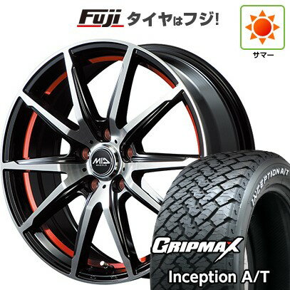 【新品国産車用5穴114.3】 夏タイヤ ホイール4本セット 225/65R17 グリップマックス インセプション A/T RWL(限定) MID WHEELS RX-02 17インチ(送料無料)