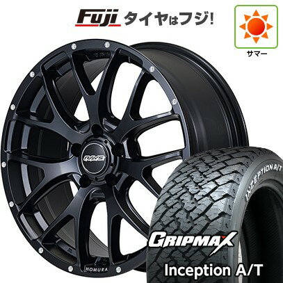 【新品国産車用5穴114.3】 夏タイヤ ホイール4本セット 215/65R16 グリップマックス インセプション A/T RWL(限定) RAYS レイズ ホムラ 2X7FA 16インチ(送料無料)