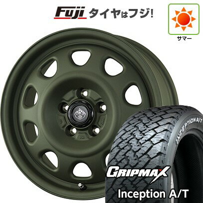 【新品国産車用5穴114.3】 夏タイヤ ホイール4本セット 225/65R17 グリップマックス インセプション A/T RWL(限定) トピー ランドフット SWZ 17インチ(送料無料)