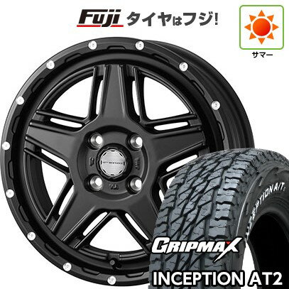 【新品 軽自動車】ハスラー デリカミニ(4WD) 夏タイヤ ホイール4本セット 165/60R15 グリップマックス インセプション A/TII RWL(限定) WEDS ウェッズアドベンチャー マッドヴァンス 07 15インチ(送料無料) サマータイヤ