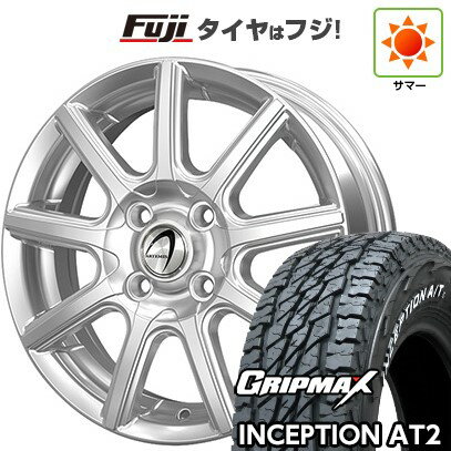 【新品国産車用4穴100】 夏タイヤ ホイール4本セット 185/60R15 グリップマックス インセプション A/TII RWL(限定) テクノピア アルテミス NS9 15インチ(送料無料)