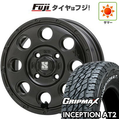 【新品 軽自動車】軽トラ 軽バン 夏タイヤ ホイール4本セット 145R12C 80/78N グリップマックス インセプション A/TII RWL(限定) MLJ エクストリームJ KK03 12インチ(送料無料) サマータイヤ