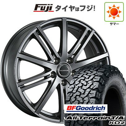【新品国産5穴114.3車】 夏タイヤ ホイール4本セット 215/65R16 BFグッドリッチ オールテレーンT/A KO2 RBL(特価限定2023年製) ブリヂストン バルミナ BR10 16インチ(送料無料) サマータイヤ