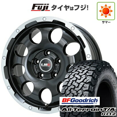 【新品国産車用5穴114.3】 夏タイヤ ホイール4本セット 235/60R18 BFグッドリッチ オールテレーンT/A KO2 RBL レアマイスター LMG CS-9 ブラック/ブラッククリアリム 18インチ(送料無料)