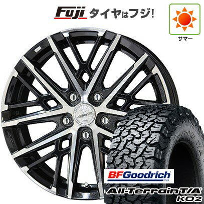 【新品国産5穴114.3車】 夏タイヤ ホイール4本セット 215/65R16 BFグッドリッチ オールテレーンT/A KO2 RBL(特価限定2023年製) 共豊 スマック グレイヴ 16インチ(送料無料) サマータイヤ