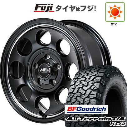 【新品国産5穴114.3車】 夏タイヤ ホイール4本セット 215/65R16 BFグッドリッチ オールテレーンT/A KO2 RBL(特価限定2023年製) MID WHEELS ガルシア パーム8 16インチ(送料無料) サマータイヤ