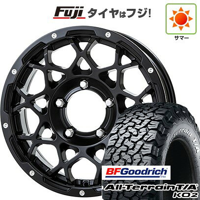 【新品】ジムニーシエラ/ジムニーノマド 夏タイヤ ホイール4本セット 215/70R16 BFグッドリッチ オールテレーンT/A KO2 RWL/RBL トライスター BRUT BR-55 16インチ(送料無料) サマータイヤ
