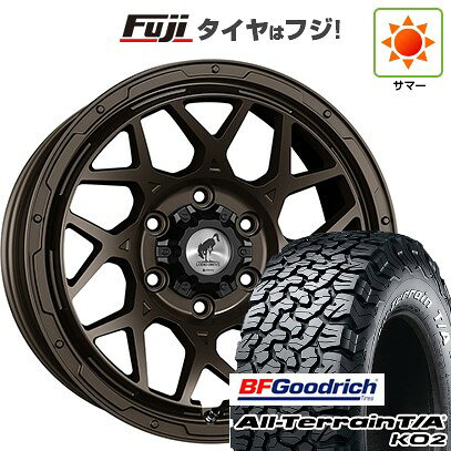 【新品国産車用6穴139.7】 夏タイヤ ホイール4本セット 275/70R17 BFグッドリッチ オールテレーンT/A KO2 RWL/RBL スーパースター ロディオドライブ 8M MONO 8J 17インチ(送料無料)