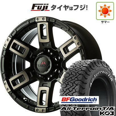 【新品】プラド/ハイラックス 夏タイヤ ホイール4本セット 265/70R17 BFグッドリッチ オールテレーンT/A KO3 RWL エムクライム カノン 8J 17インチ(送料無料)