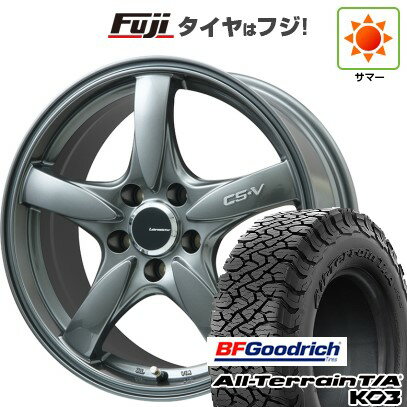 【新品国産車用5穴114.3】 夏タイヤ ホイール4本セット 215/65R16 BFグッドリッチ オールテレーンT/A KO3 RBL レアマイスター CS-V(ガンメタ) 16インチ(送料無料)