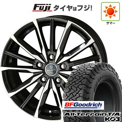 【新品国産車用5穴114.3】 夏タイヤ ホイール4本セット 215/65R16 BFグッドリッチ オールテレーンT/A KO3 RBL 共豊 スマック ヴァルキリー 6.5J 16インチ(送料無料)